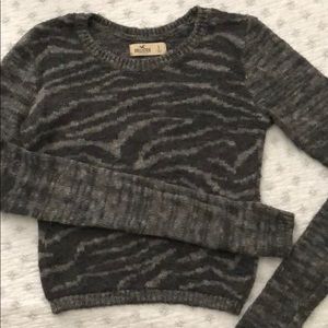 Hollister midriff fitted sweater